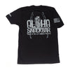 Spike's Tshirt Aloha Snackbar Blk 2x